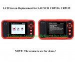 LCD Screen Display Replacement for LAUNCH CRP123 CRP129 Scanner